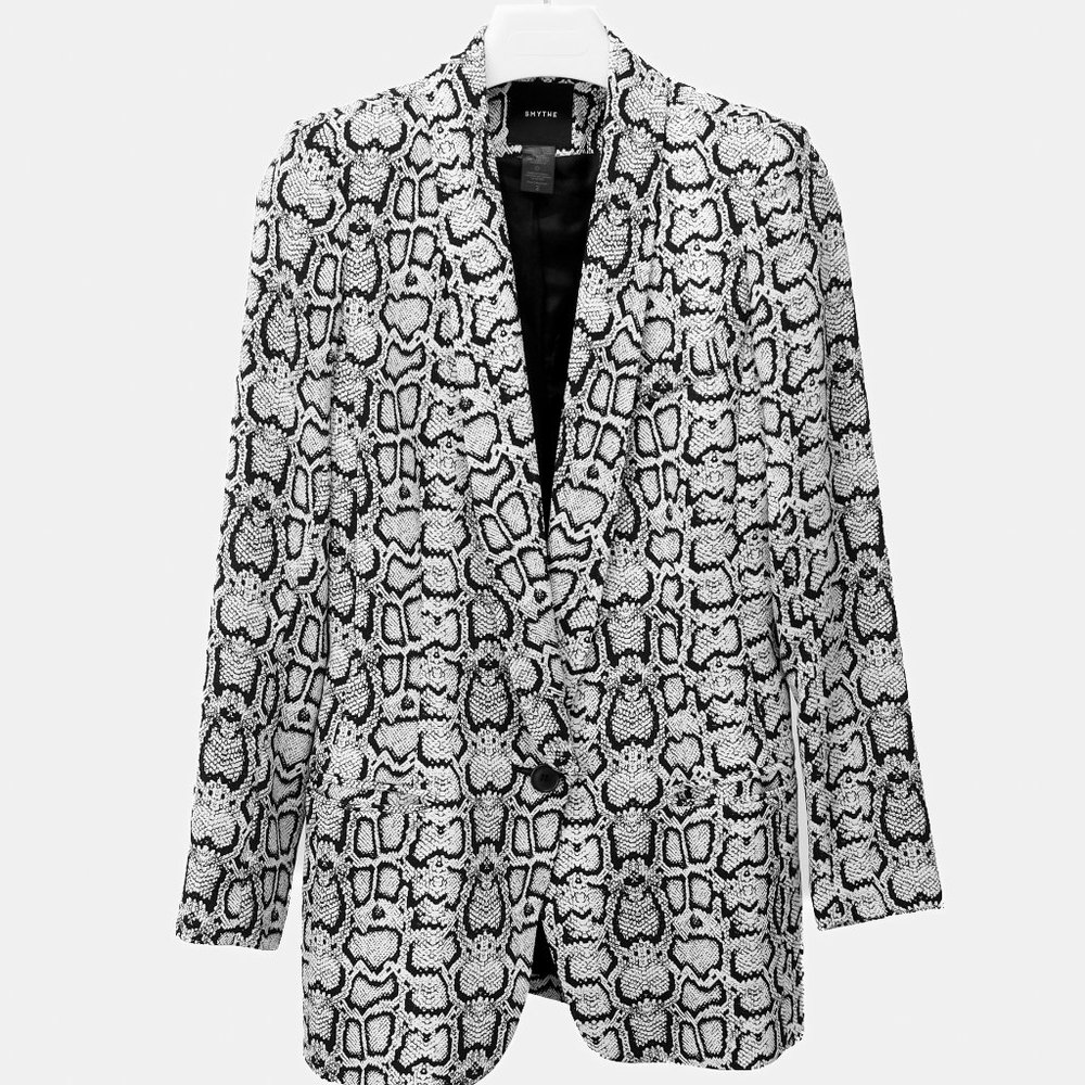 Smythe Python Print Blazer - image 1